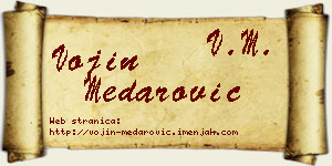 Vojin Medarović vizit kartica